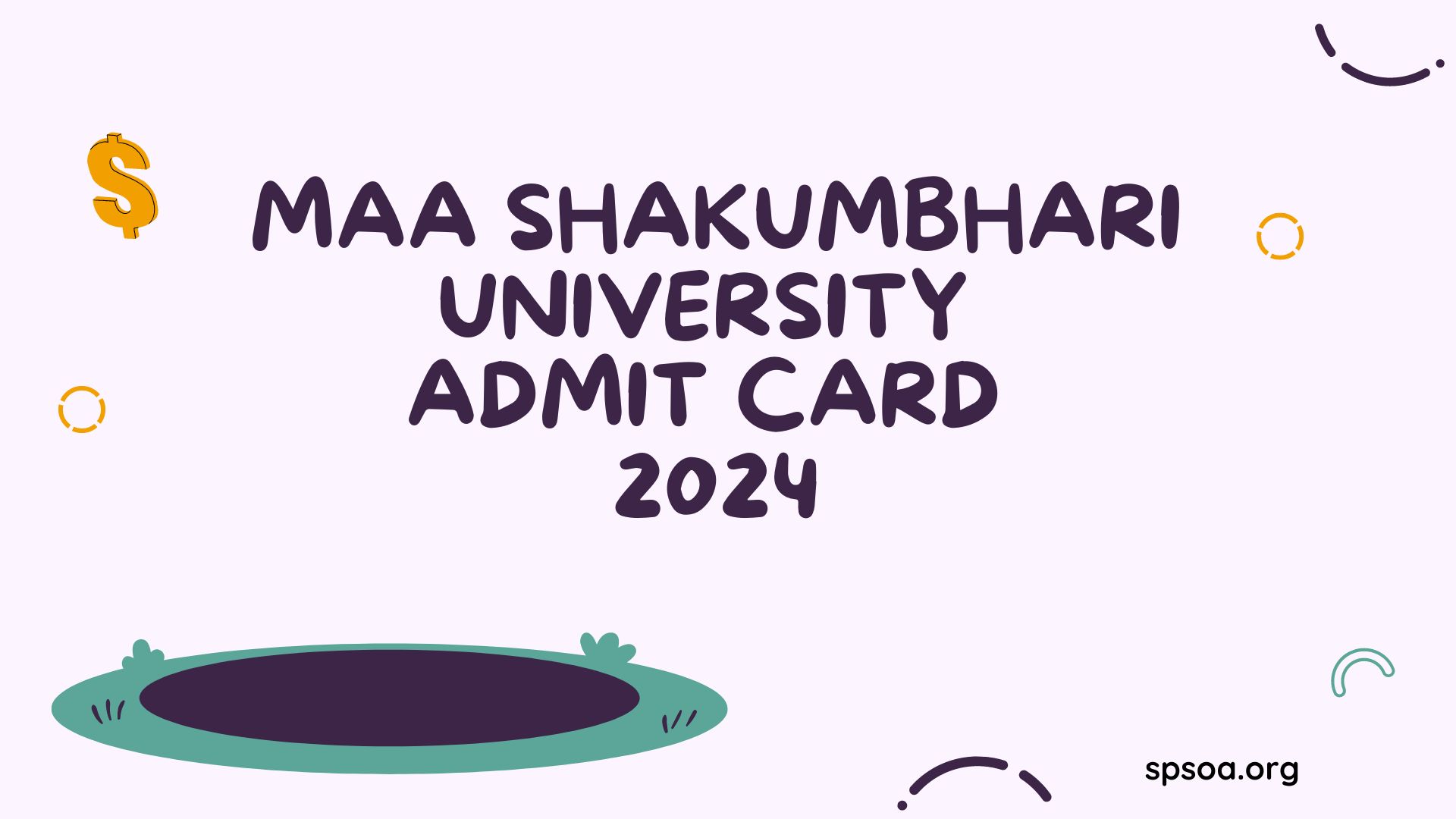 Maa Shakumbhari University Admit Card 2024