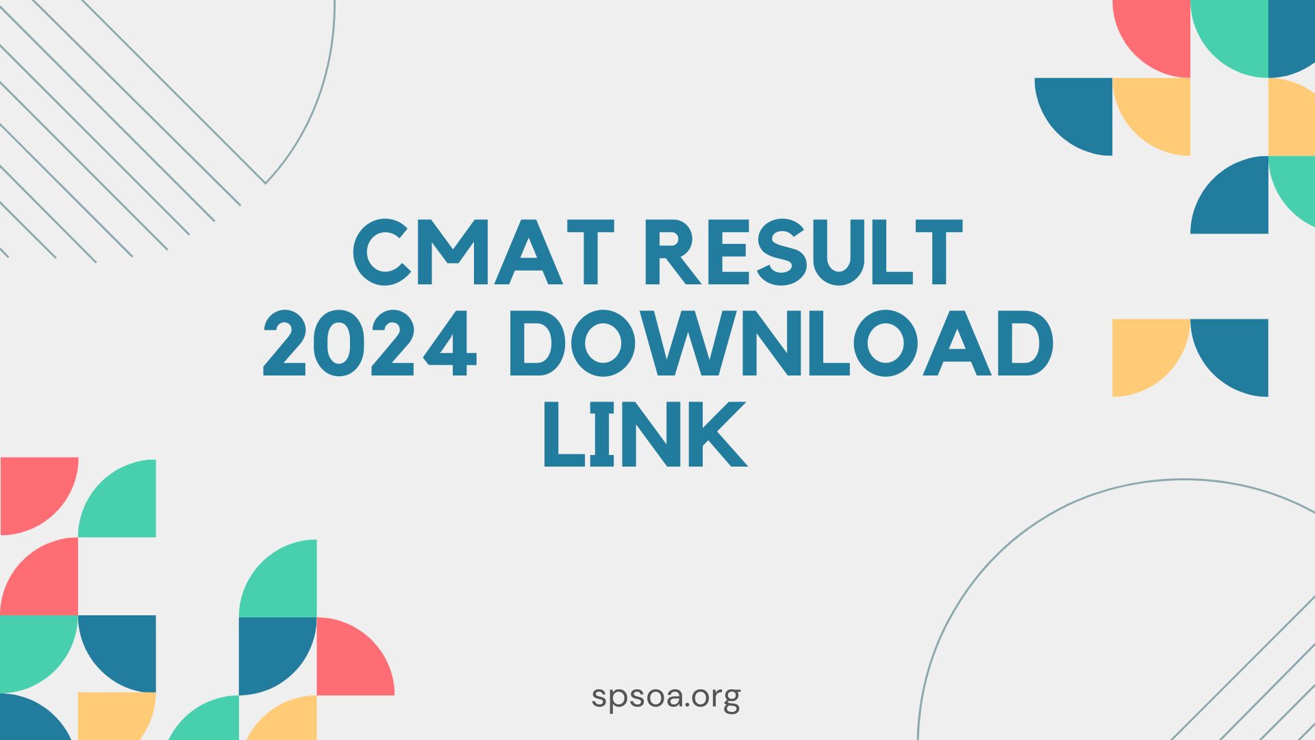 CMAT Result 2024 Download Link