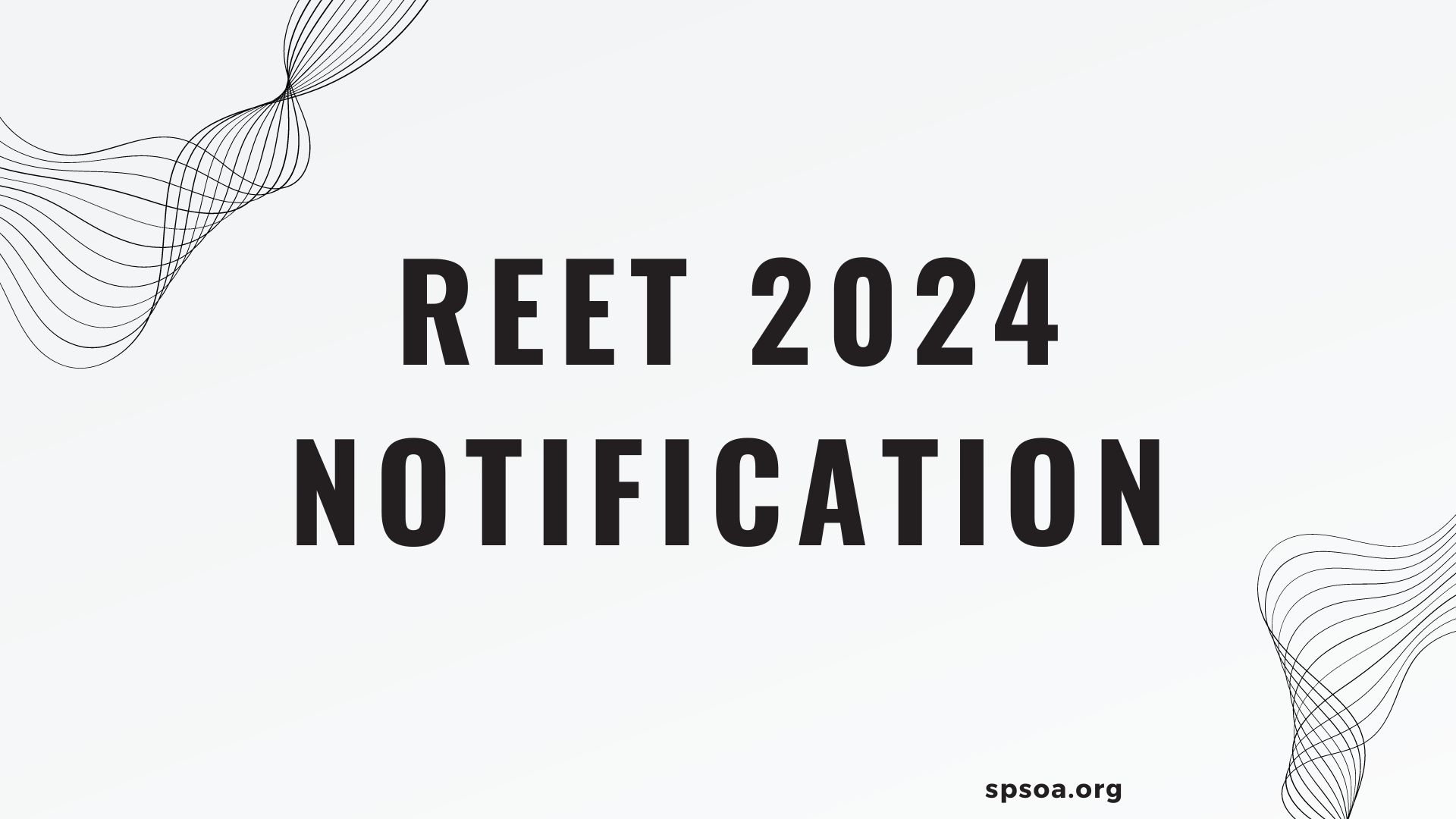 REET 2024 Notification